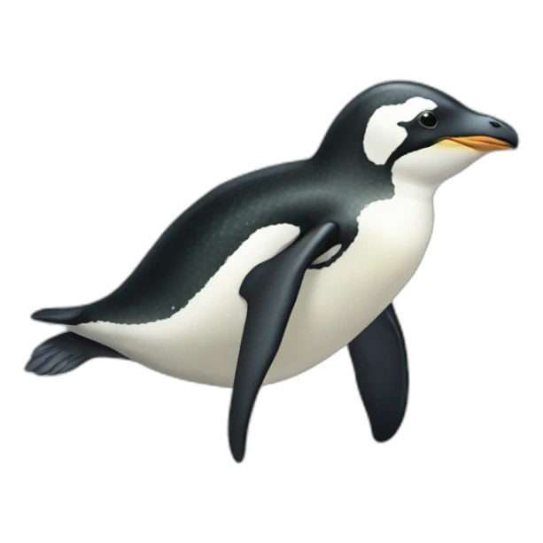 Penguin Sea Turtle sticker