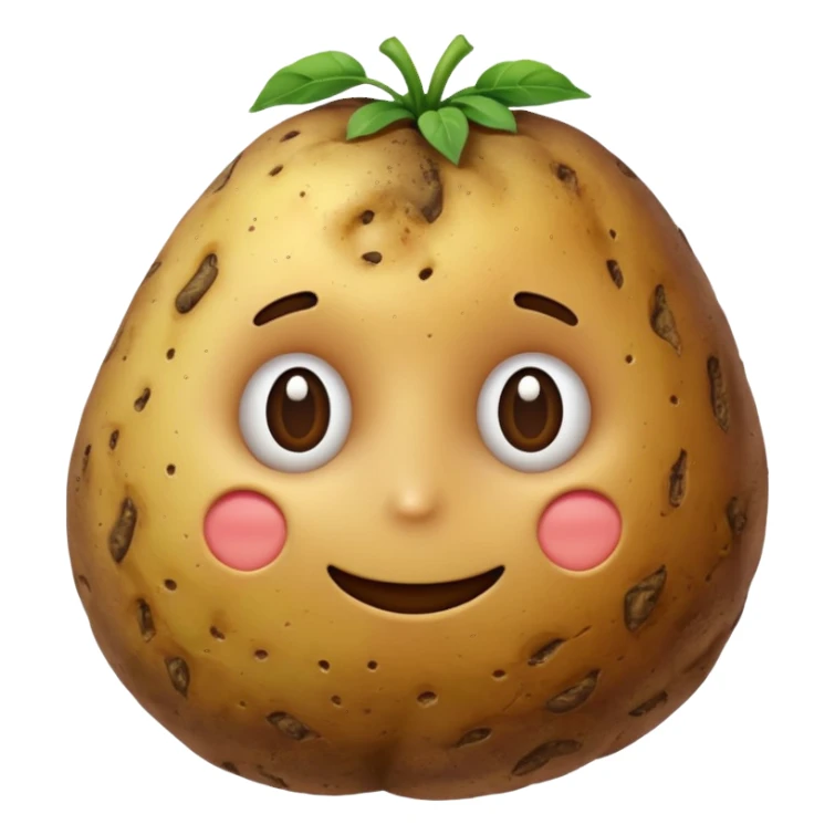 thank you potato sticker