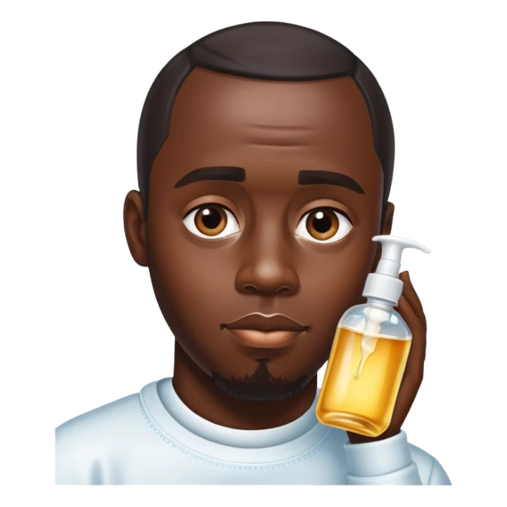 Diddy with baby oil sticker