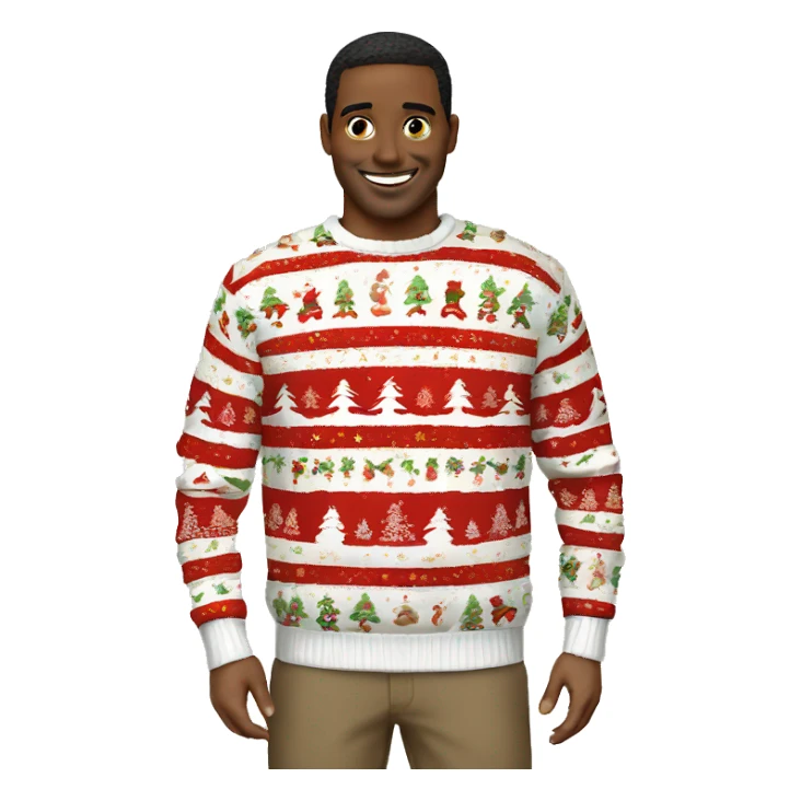 Christmas pullover sticker