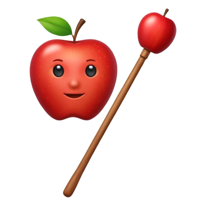 Maçã do amor  sticker