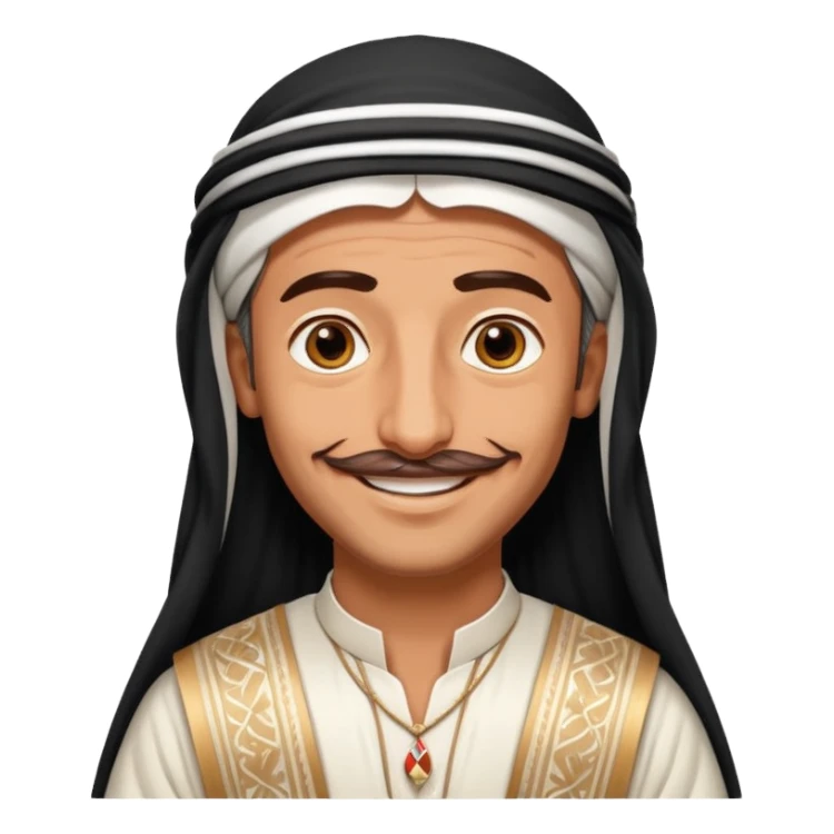 old emirates guys wearin UAE cloths sticker