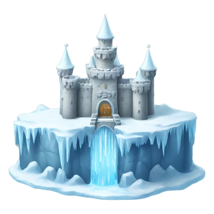 fancy ice castle sticker