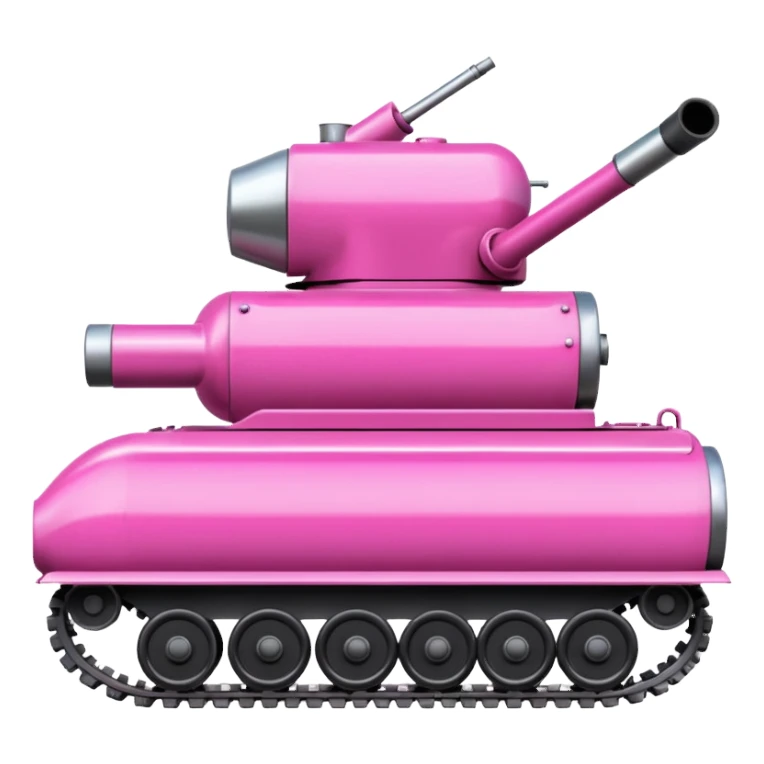 pink tank  sticker
