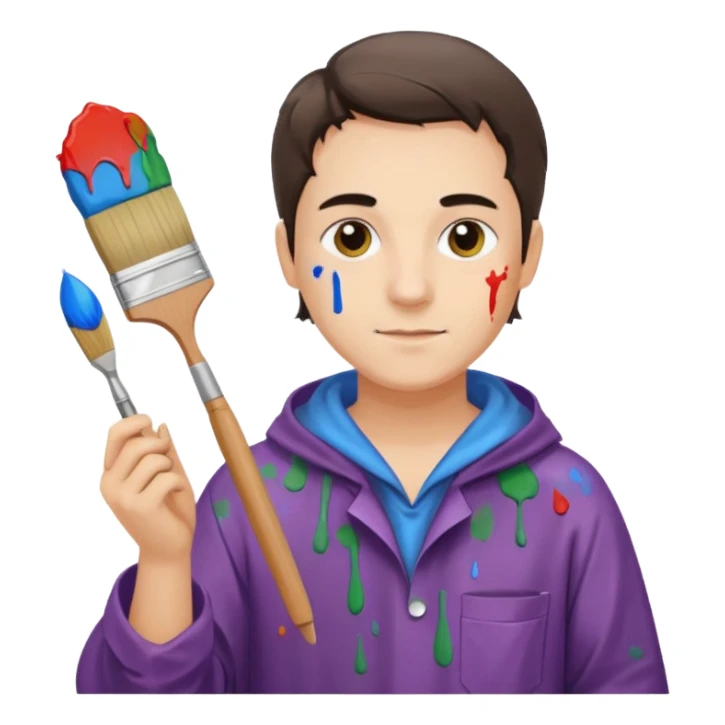 Austrian painter sticker