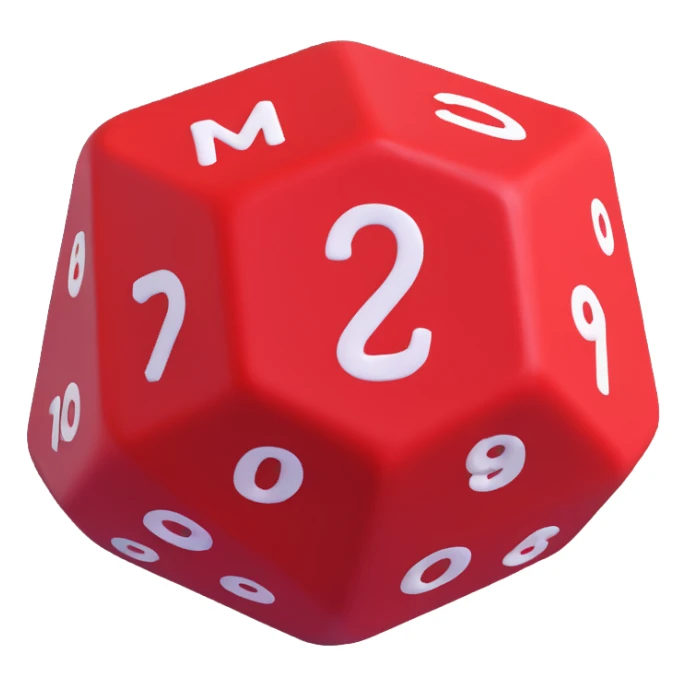 d20 dice  sticker