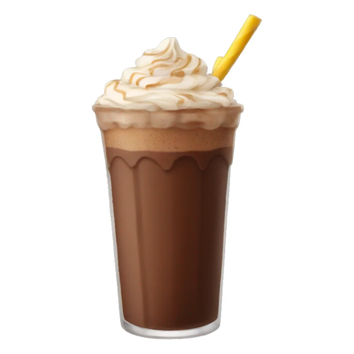 Chocolate frappe sticker