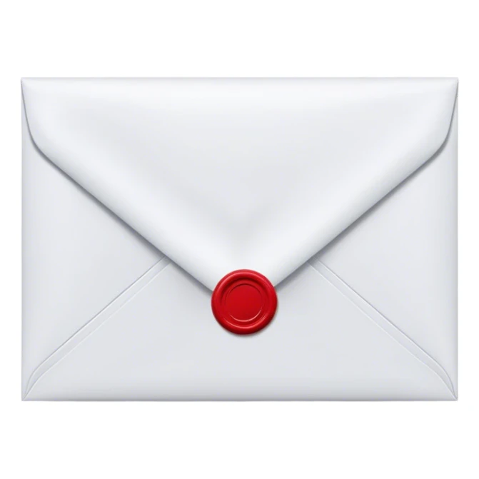 letter envelope sticker