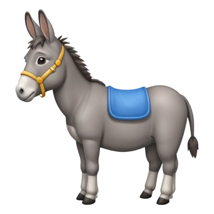 Ein behindert aussehender Esel  sticker