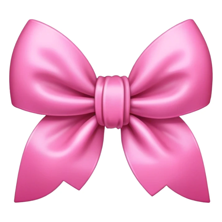 Cute pink bow sticker