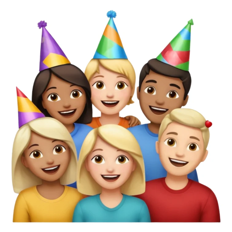 Some friends talking and looking each other sticker