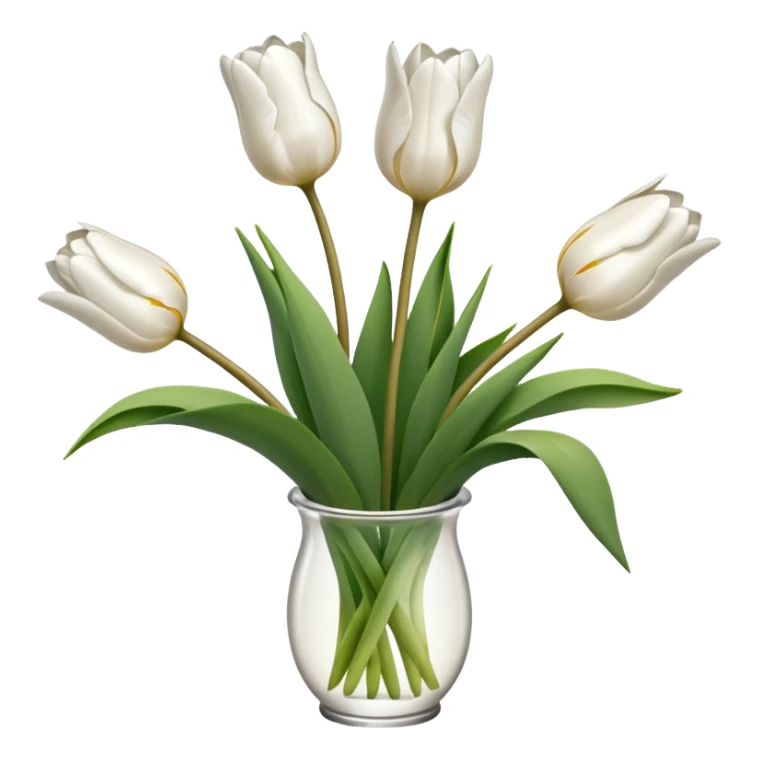 white tulips emoji
 sticker