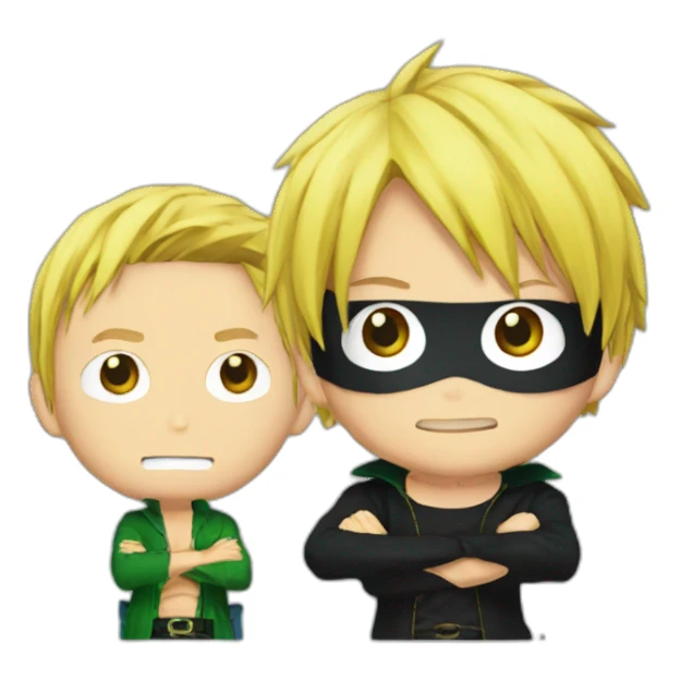 Zoro et sanji sticker