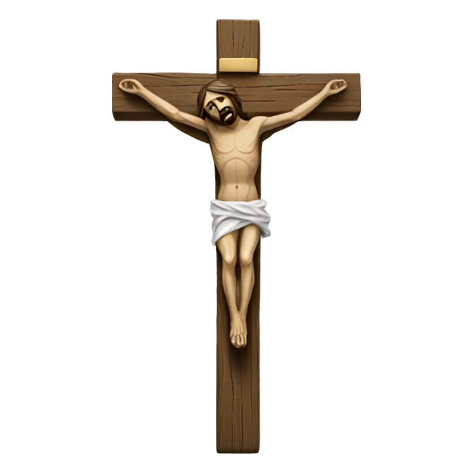 crucifix sticker