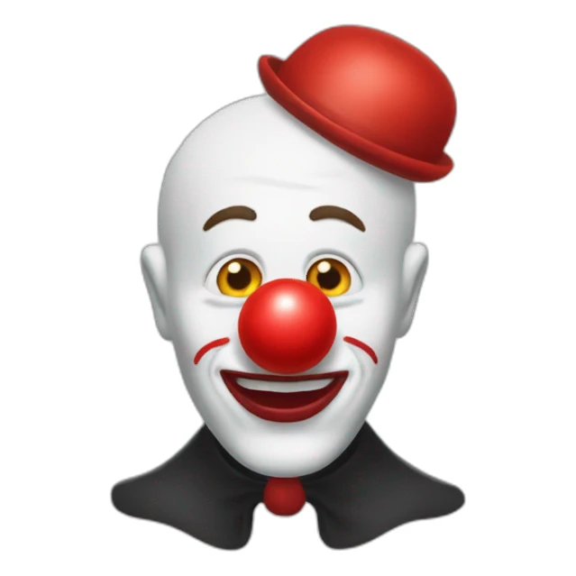 Ulf Kristersson clown nose sticker