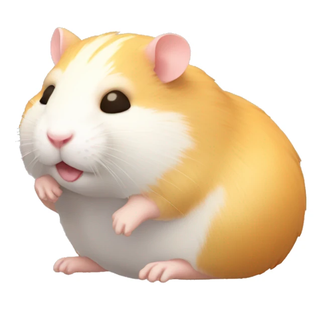 Hamster qui dort sticker