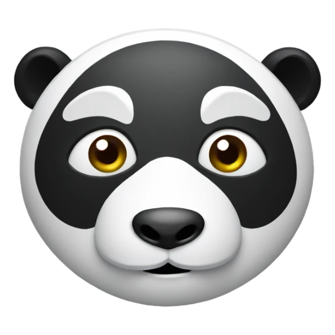 Happy panda sticker