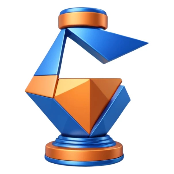 Genarte for a me a Blender Program logo sticker