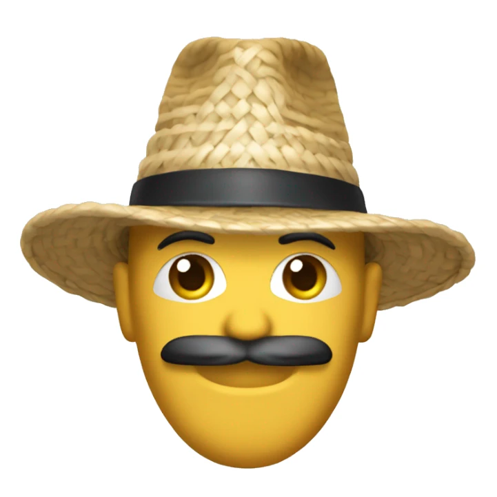 chapeu de palha sticker