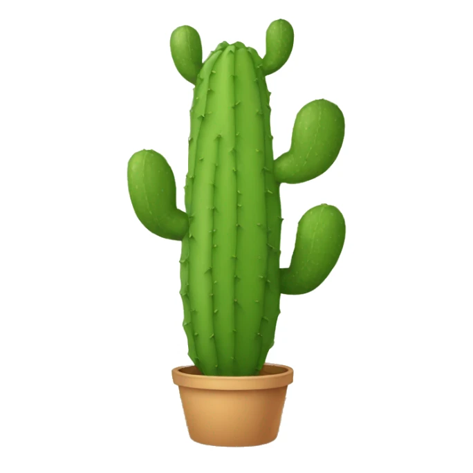 single flat Nopal without pot sticker