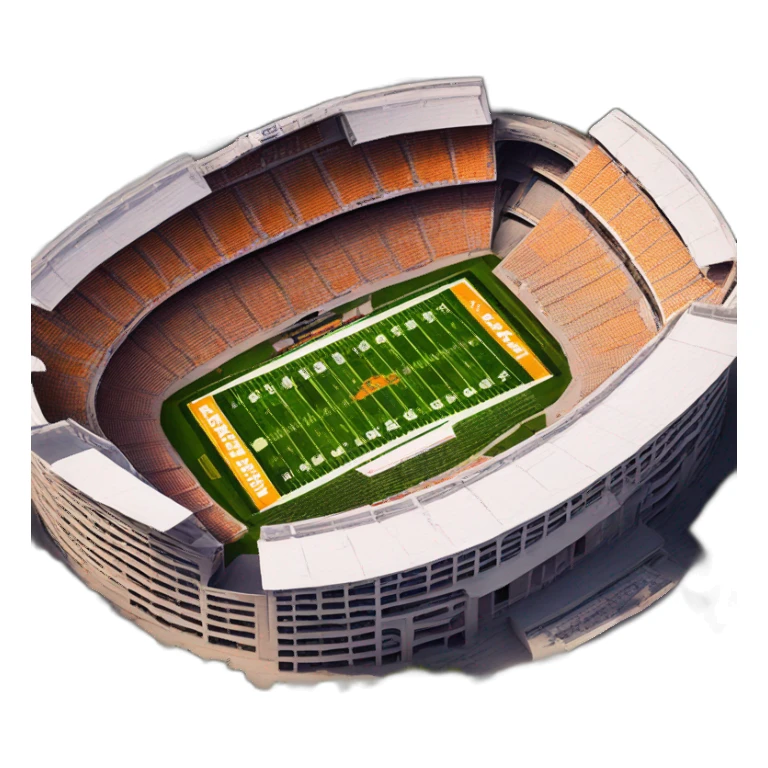 checker neyland stadium sticker