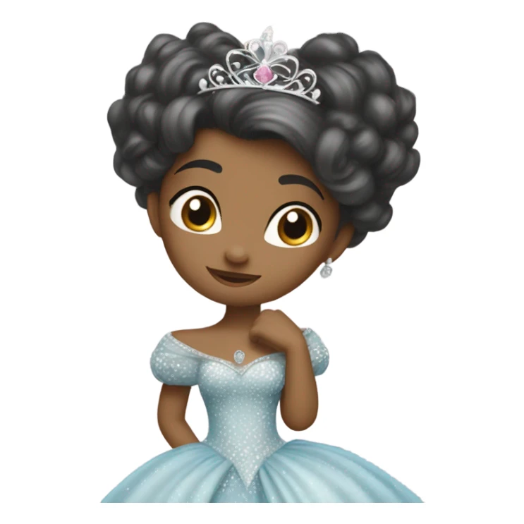 Princess kiss sticker