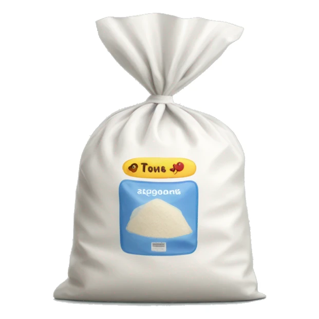 Ziplock bag with flour in it sticker