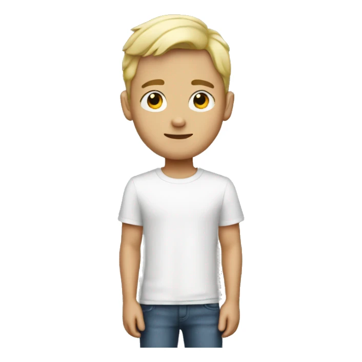 White boy as an influencer  sticker