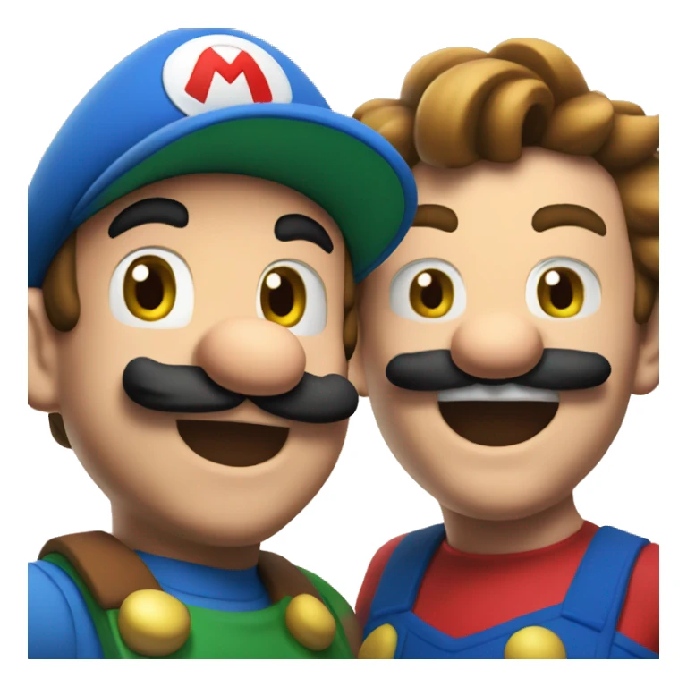 Mario With Luigi sticker