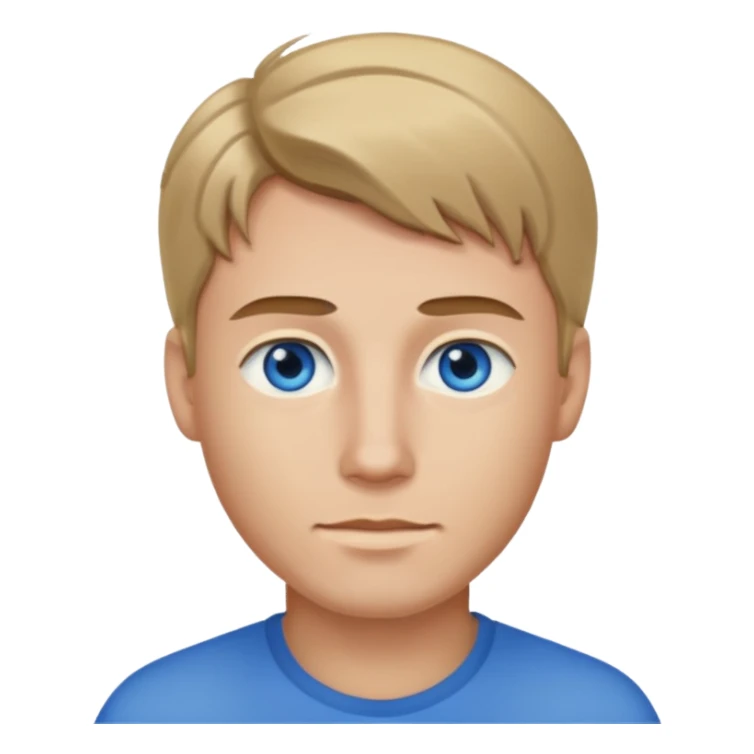 male darkblond hari from left sticker