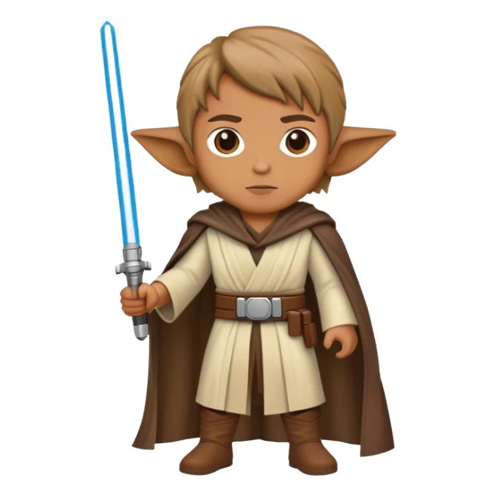 Jedi outfit fullbody sticker