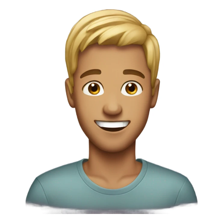 A young man with grillz  sticker