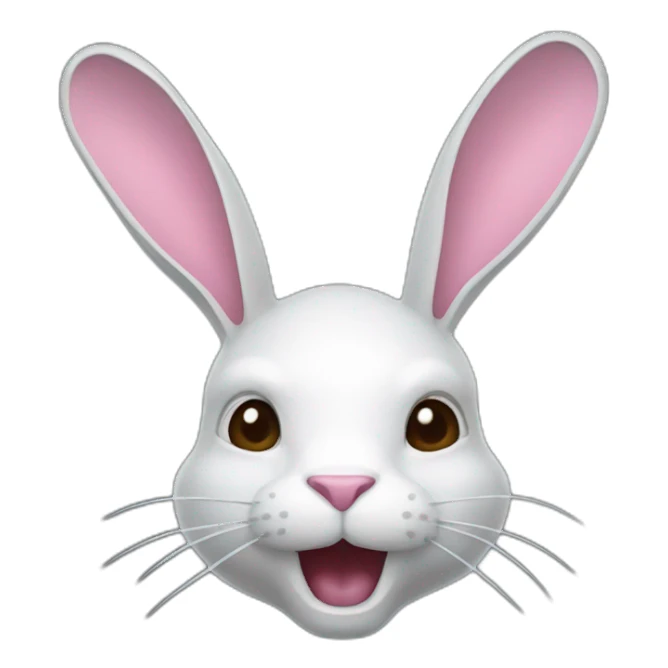 The iron rabbit sticker