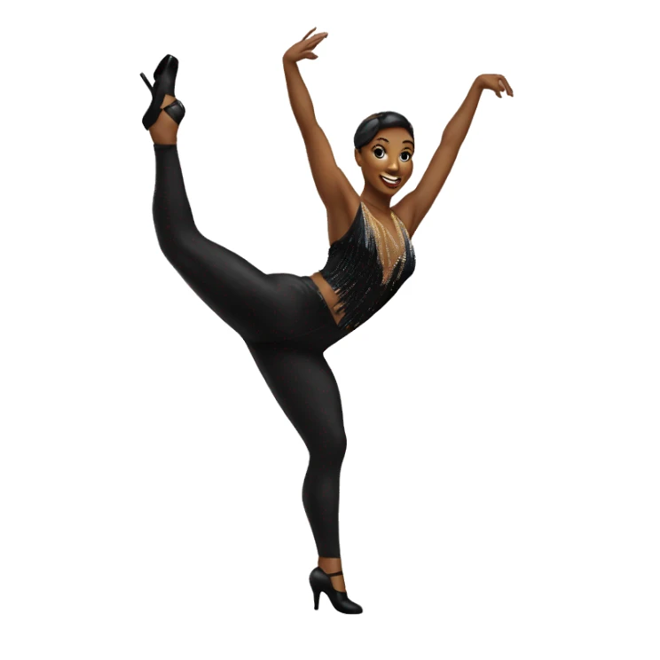  in Chicago all that jazz dancer black sticker