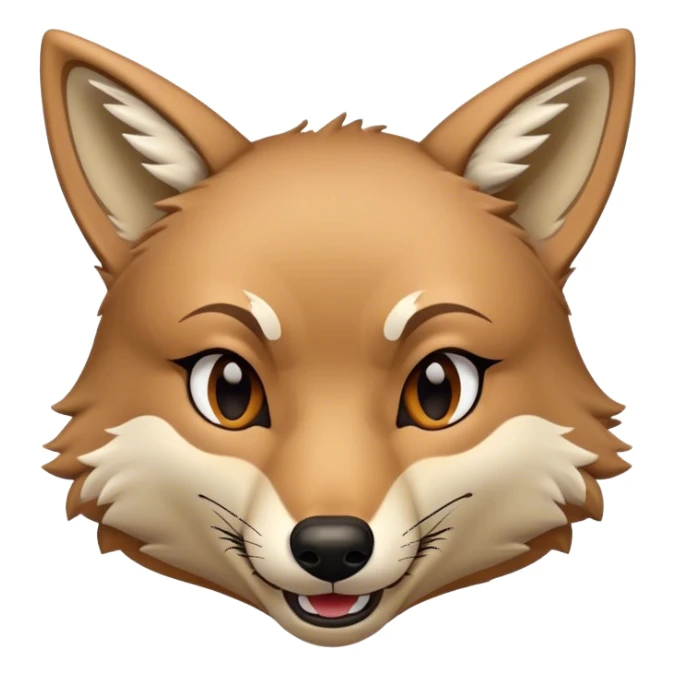 Coyote Winking sticker