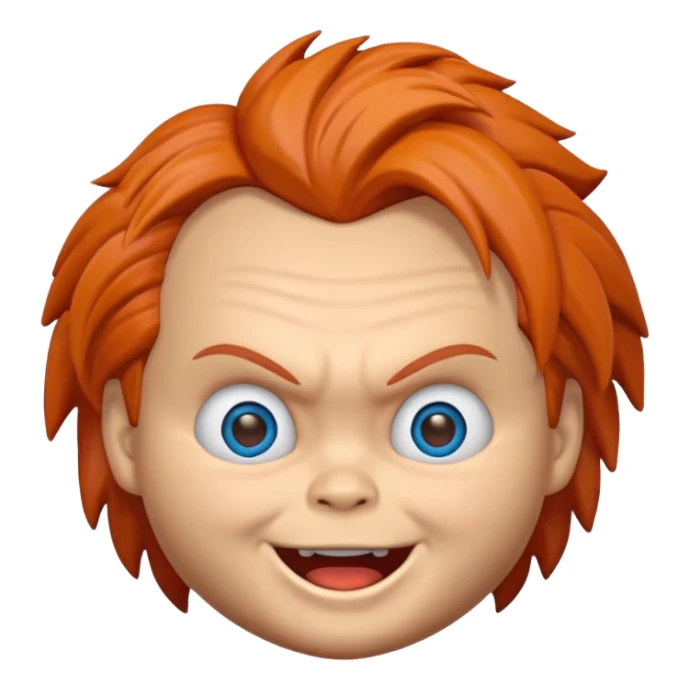 Un emojin de chuky sticker