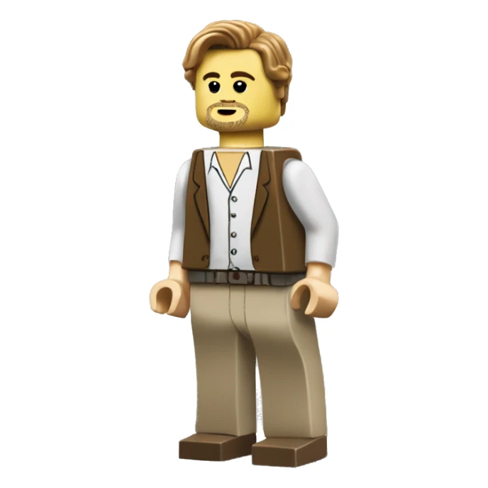 LEONARDO DICAPRIO lego full body sticker