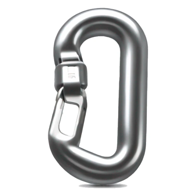 Aero shape carabiner sticker