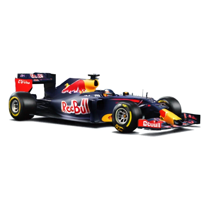 Red Bull formula one car side profile sticker