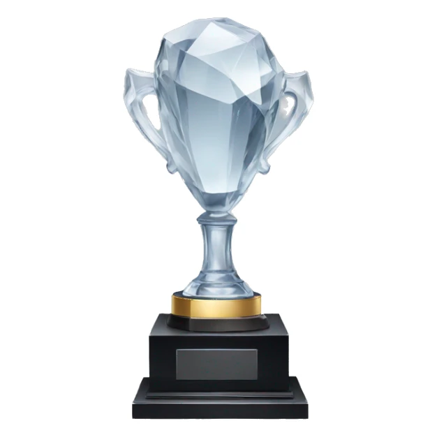 crystal trophy sticker