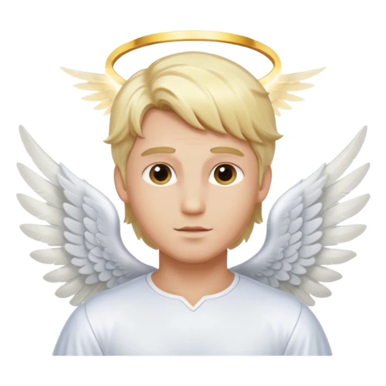 Healer male angel sticker