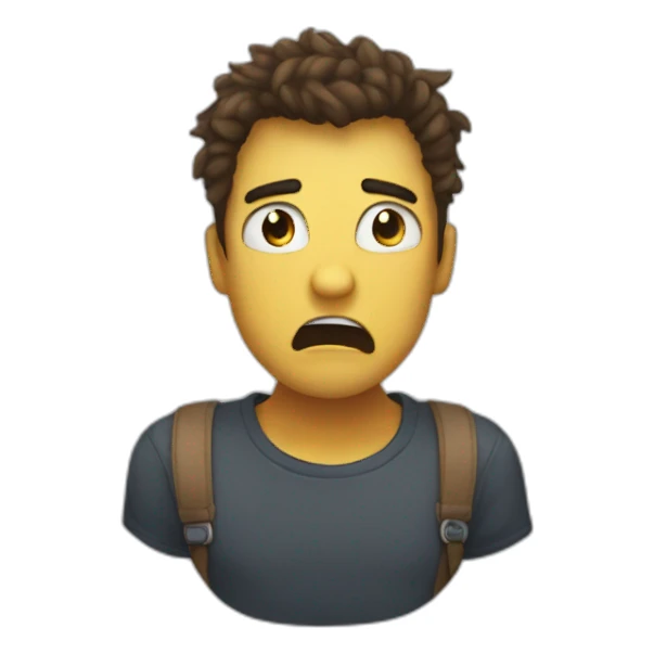 dont hug me im scared sticker