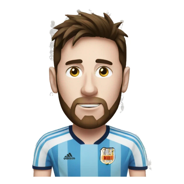 Messi world cup sticker