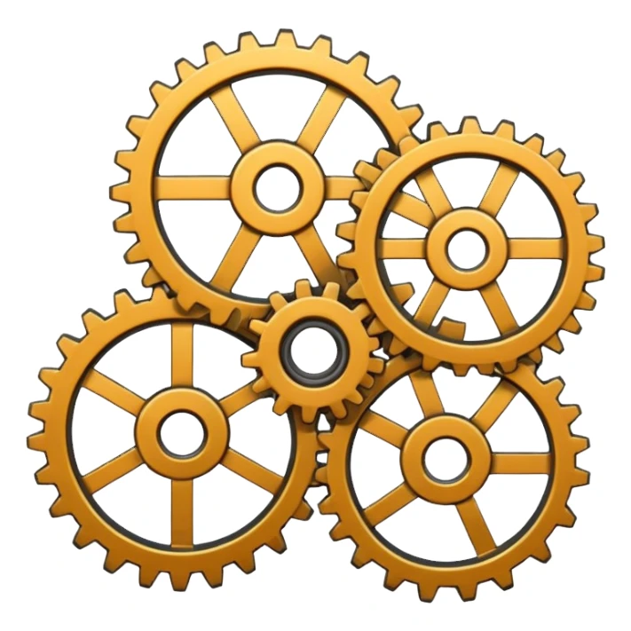 gearwheel sticker