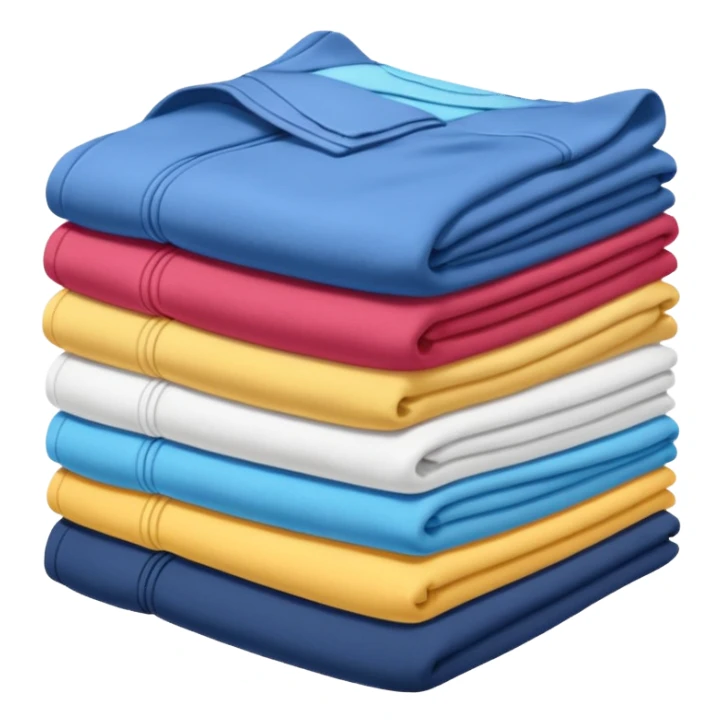 folded clothes sticker