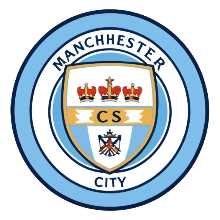 Manchester City badge sticker