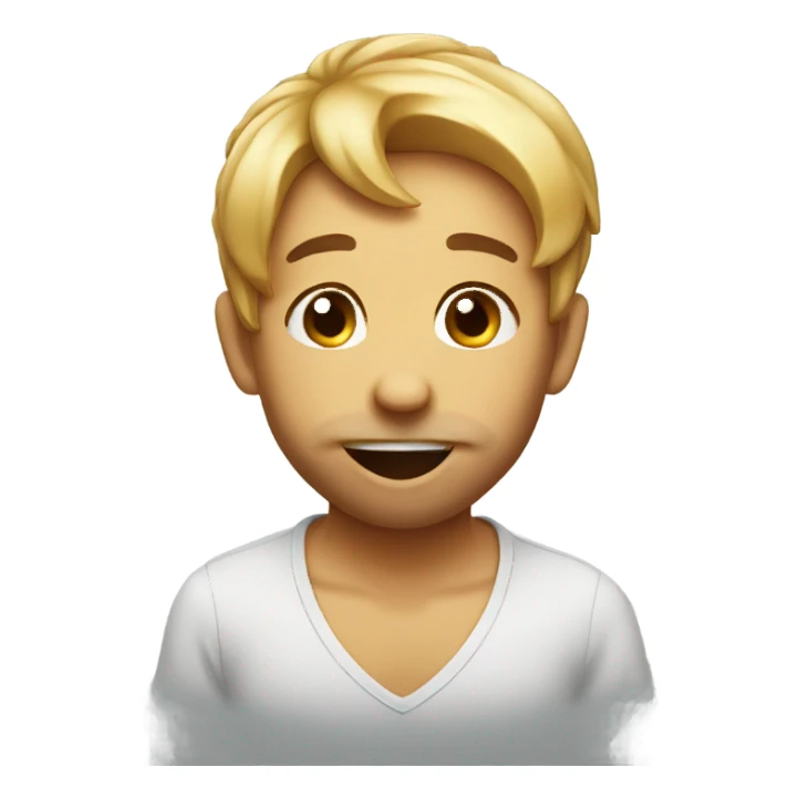 Drooling in love sticker