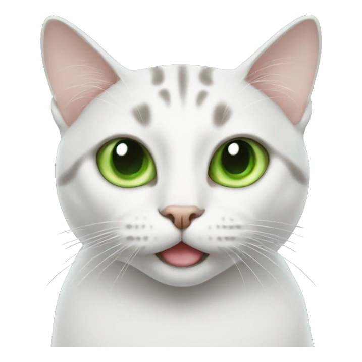 Cat with cucumber on eyes sticker