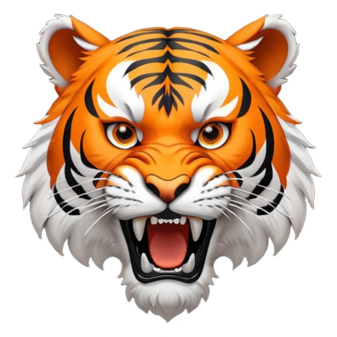 Harrisburg High School Tiger Logo sticker
