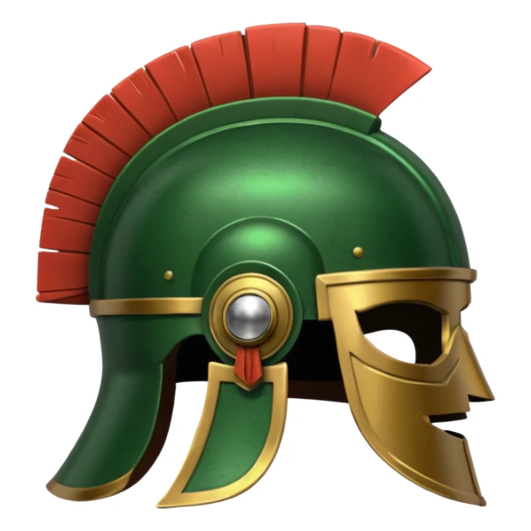 green roman helmate sticker